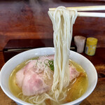 中華そば しば田 - 味玉塩そば　1000円、トッピングワンタン　180円