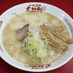 らーめん道場 太鼓判 - 牛骨塩ラーメンにメンマ