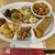 九寨溝 - 料理写真:酢豚、エビマヨ、油淋鶏、春巻き、肉茄子の味噌炒め、餃子、炒飯、麻婆豆腐