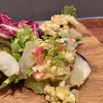 Ata - ハマグリと山菜のアスピック