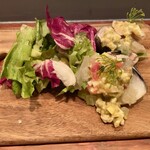 Ata - ハマグリと山菜のアスピック