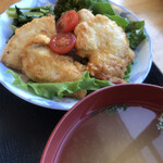 かんべ茶屋 - 鶏天