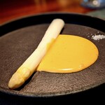 蒼 - アスパラが2か月前よりソフトに甘みも強くなってきた気がする。アッという間に食べてしまった・・・