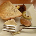 ラ・シュミネ - カマンベールプレジデント、真だら子のからすみ風、真だちのソテー、他2013.2月