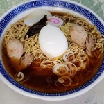 福寿 - カウンター傾いているので手前のスープが多い(笑)