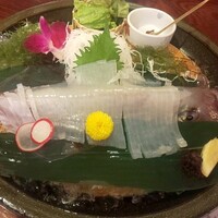 いけす鶴八 新栄店 - あかいか大の刺身