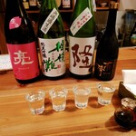 酒呑蕎食〆タグル - 日本酒吞み比べ
