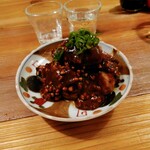 酒呑蕎食〆タグル - 牡蠣の蕎麦味噌焼き
