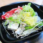 和喜 - ジュ〜って煙が上がっているところを撮ったつもりなんだけど…