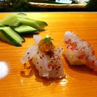天寿し 京町店 - 車海老とイカ