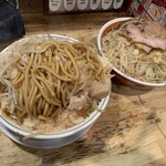 麺屋　神やぐら - やぐ盛りラーメン 全増し増し、850円