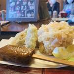 蕎麦彩膳 隆仙坊 - 料理写真:天かき揚げ+蕎麦田楽