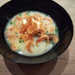 帝国ホテル 寅黒 - 桜海老白味噌椀