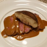 唐草館 - 鴨のローストと福田農園王様椎茸2022.04.03