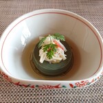 閑祥庵 禅紫 - よもぎ豆腐