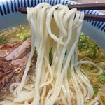 Torisoba Oota - 麺上げ