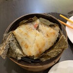 Victor's Kitchen - 鶏肉と貝柱の蒸しおこわ（開封後）