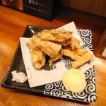 まいもんや かっぱ - 2022年4月　モサエビの頭の天ぷら