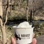 ハーベスト ナガイファーム - お外で食べました