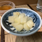 すし匠 - 賽の目切りのガリ