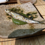 すし匠 - 稚鮎と蓼酢