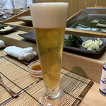 すし匠 - 生ビール