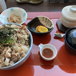 濱野井 - 塩牛丼セット(大盛り)