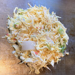 源氏本店 - 焼く途中