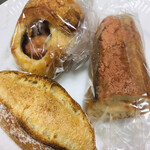 Boulangerie K YOKOYAMA  - 「ソーセージパン」＆「明太子フランス」＆「プチパン」