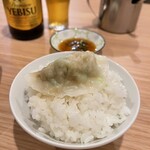 餃子てんほう！ - 水餃子(on the rice)