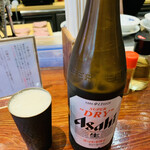 Chuukasoba Nishino - 瓶ビール 中瓶 アサヒスーパードライ