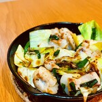 Kanon - 牛ホルモンの塩野菜炒め