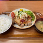 菊の家 - 上ポークソテー定食（1400円