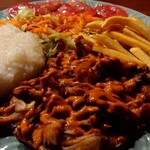 CHAMPION TURKISH KITCHEN BAR - ケバブプレートのアップ