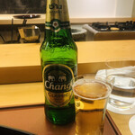 美会 - チャンビール。唐揚げにはビールっしょ