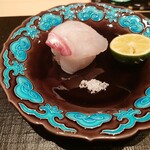 伯雲 - 鳴門鯛のへぎ造り