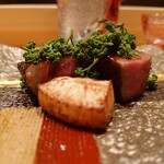 伯雲 - 仙台牛ヒレ肉の炭火焼き