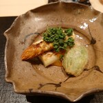 伯雲 - ホワイトアスパラと蕗の薹の天婦羅