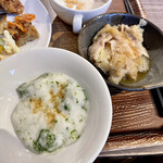 ラ・ジェント・ステイ - オクラ入りとろろ、豚肉のみぞれ鍋