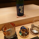 伯雲 - 松の司 純米大吟醸 竜王山田錦 橋本と酒器