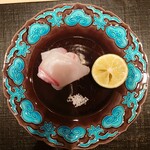 伯雲 - 鳴門鯛のへぎ造り