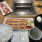 焼肉ライク - ◎和牛カルビ単品100g¥1.480→¥740
◎牛すき焼肉セット150g¥860