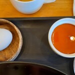 キッチン しろ - 温玉＆プリン