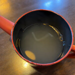 そばきり五山 - 蕎麦湯