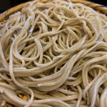 そばきり五山 - お蕎麦のアップ