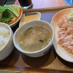 焼肉 平和園 蘭豆店 - 旦那さんのミノ定食