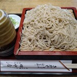 そば処 田中屋 - ざるそば海苔抜き700円 特盛300円