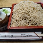そば処 田中屋 - ざるそば海苔抜き700円 特盛300円