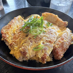 あずみうどん - かつ丼。