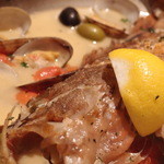 トラットリア ディペッシェ パッパーレ イタリア - Feb, 2013 カサゴ(長崎)のアクアパッツァ